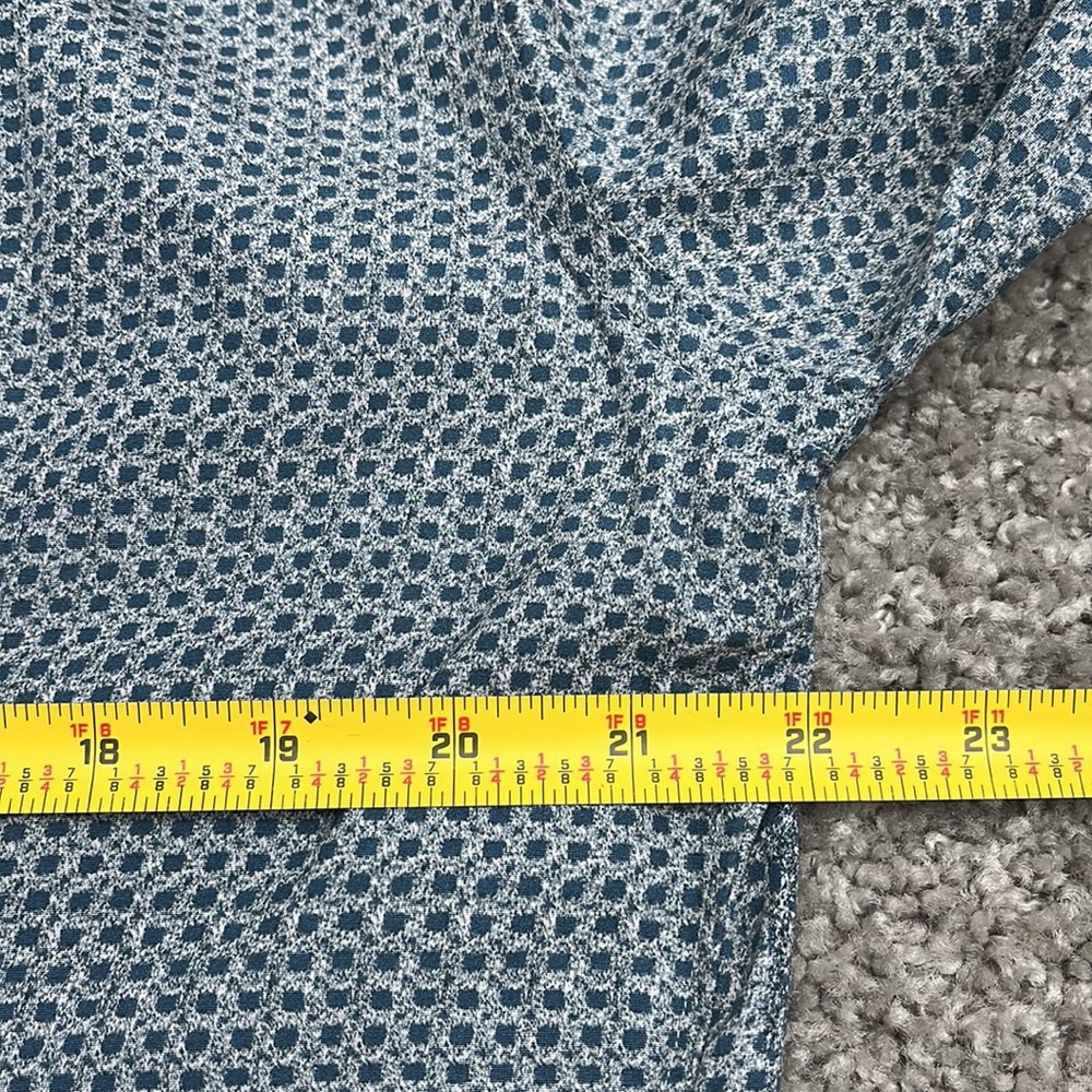 Fendi Teal Blue Print Button Up Cotton Shirt Men’s 42 ~ Made in Italy - EUC - Picture 9 of 9